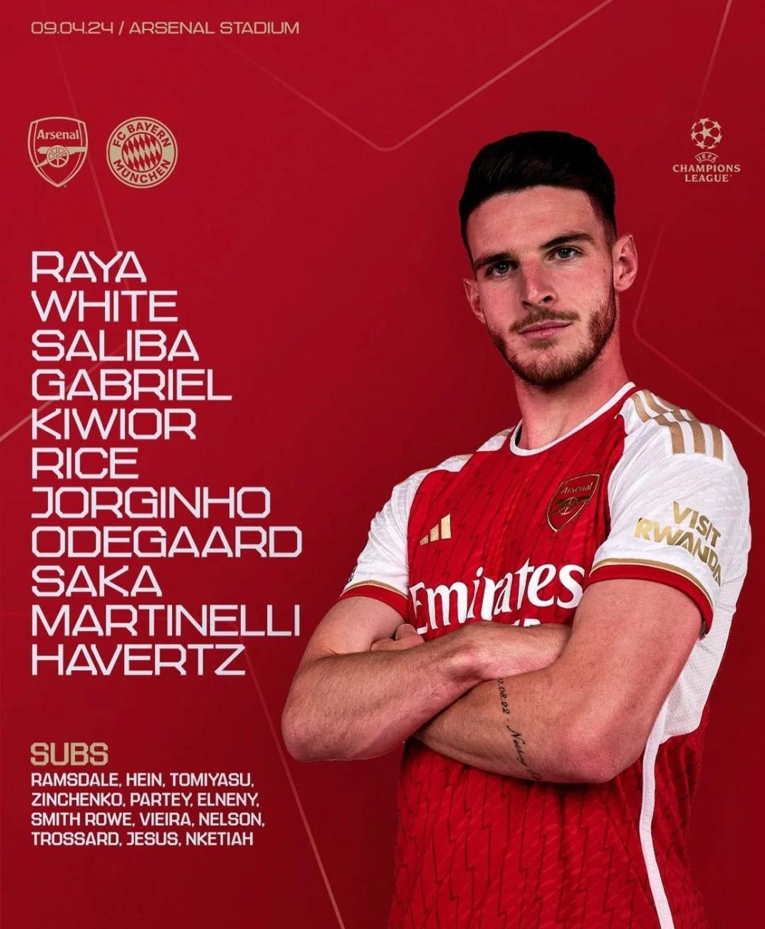 关于拜仁慕尼黑客场力克阿森纳,晋级半决赛的信息 关于拜仁慕尼黑客场力克阿森纳,晋级半决赛的信息