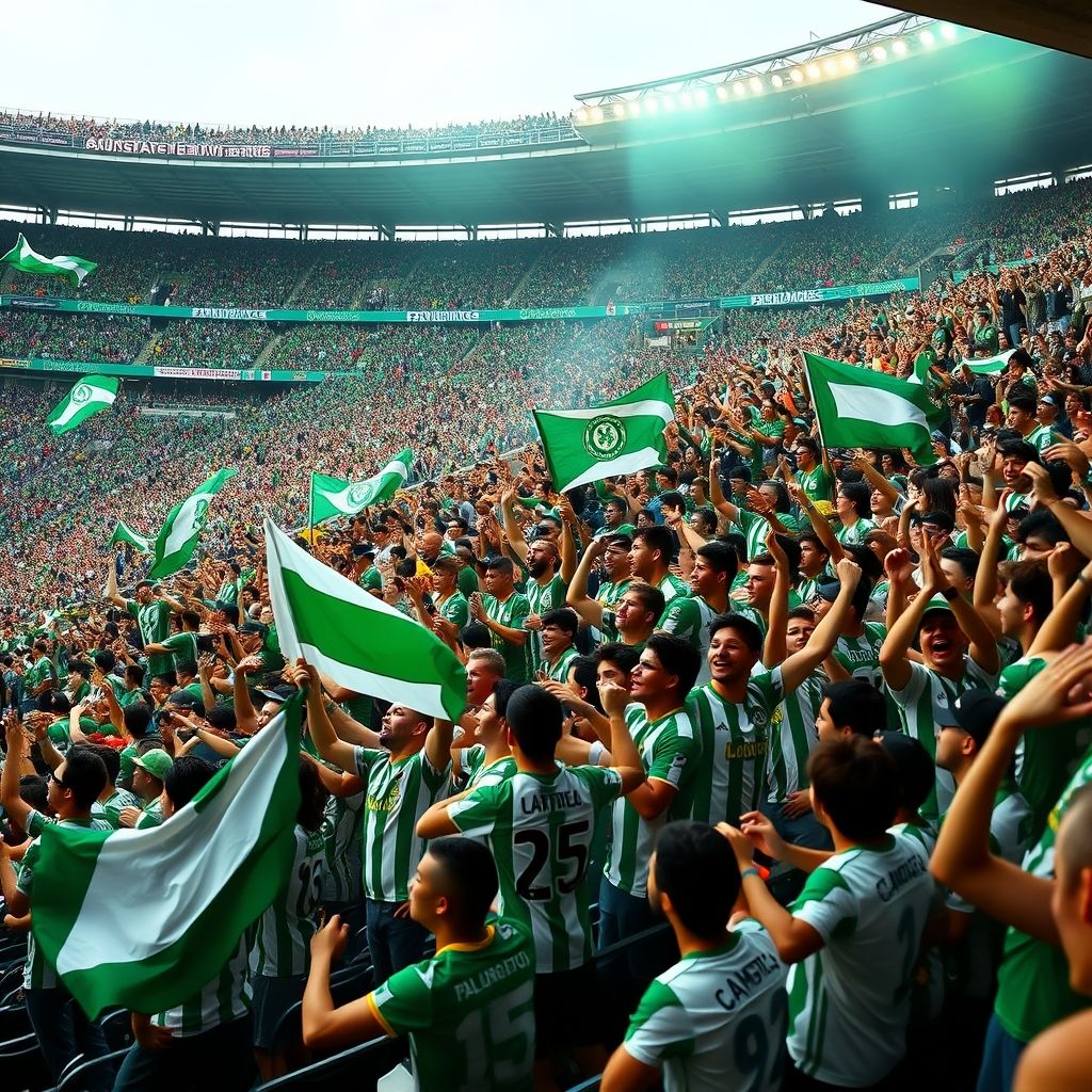 开云下载-帕尔梅拉斯球迷现场助威，球队士气高涨